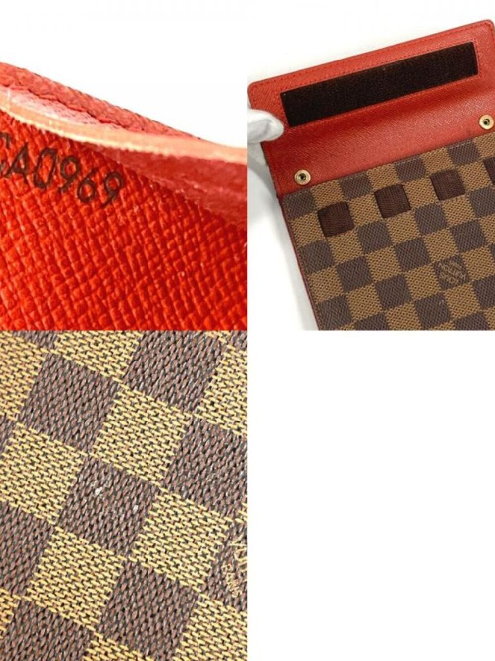 Louis Vuitton Pouch CD Case Dvd Damier Canvas Ebene Brown - Picture 9 of 9